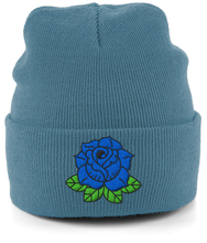 Load image into Gallery viewer, September Rose Cuffed Beanie