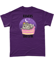Load image into Gallery viewer, Pixie Cake Face 'Always Snoozin' T-Shirt