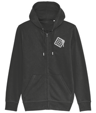 Load image into Gallery viewer, Faffy Waffle Embroidered Connector Zip Hoodie