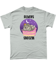 Load image into Gallery viewer, Pixie Cake Face 'Always Snoozin' T-Shirt