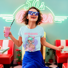 Load image into Gallery viewer, Milkshake Gamer Girl Crew Neck T-Shirt