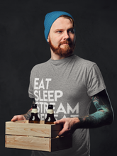 Load image into Gallery viewer, 'Eat Sleep Stream Repeat' T-Shirt