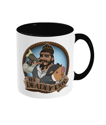 Rob Raven 'The deadly duo' Two Toned Mug