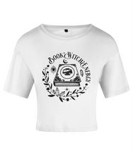 Load image into Gallery viewer, Book Witch Energy Women&#39;s Crop Top
