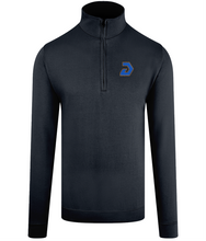 Load image into Gallery viewer, DeggyUK Sophomore ¼ Zip Embroidered Sweatshirt
