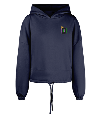 The King D42 Cropped Oversized Hoodie