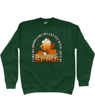 Load image into Gallery viewer, Spicy Lattes &amp; Books Unisex Fit Sweatshirt
