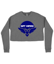 Load image into Gallery viewer, Spirit Of Thunder Get Weird Ladies Cropped Sweatshirt
