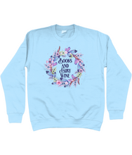 Load image into Gallery viewer, Books And Fairy Wine Unisex Fit Sweatshirt
