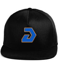 Load image into Gallery viewer, DeggyUK Junior Cotton Rapper Snapback Cap
