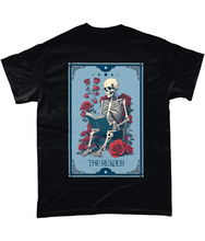 Load image into Gallery viewer, The Reader Tarot Style Unisex Fit T-Shirt
