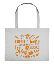 Load image into Gallery viewer, Coffee Icey &amp; Books Spicy Shopping Bag
