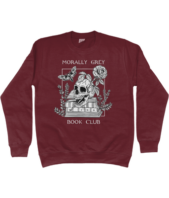 Morally Grey Book Club Unisex Fit Sweatshirt
