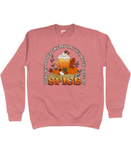 Load image into Gallery viewer, Spicy Lattes &amp; Books Unisex Fit Sweatshirt
