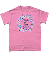 Load image into Gallery viewer, Books And Fairy Wine Unisex Fit T-Shirt
