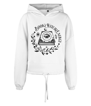 Load image into Gallery viewer, Book Witch Energy Women&#39;s Oversized Cropped Hoodie
