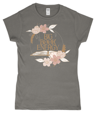 Load image into Gallery viewer, Big Book Energy Ladies Fitted T-Shirt
