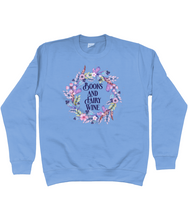 Load image into Gallery viewer, Books And Fairy Wine Unisex Fit Sweatshirt
