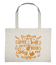 Load image into Gallery viewer, Coffee Icey &amp; Books Spicy Shopping Bag
