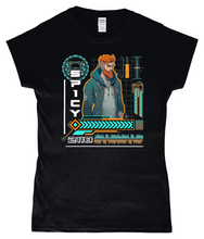 Load image into Gallery viewer, The Brophers Grimm Cyber Broph SoftStyle Ladies Fitted T-Shirt
