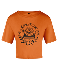 Load image into Gallery viewer, Book Witch Energy Women&#39;s Crop Top
