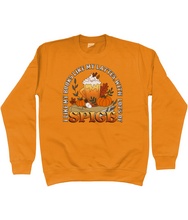 Load image into Gallery viewer, Spicy Lattes &amp; Books Unisex Fit Sweatshirt
