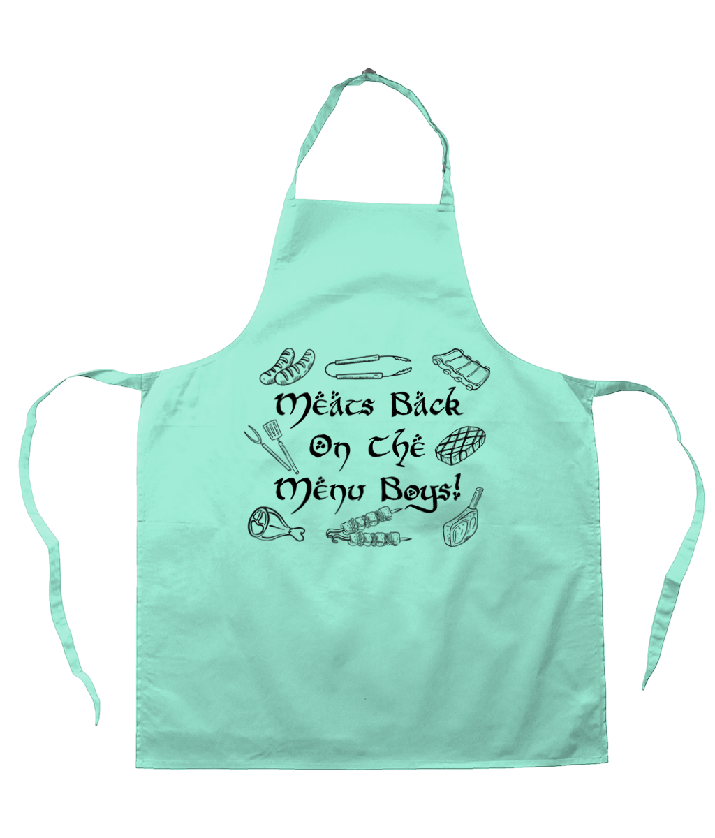 Meats Back On The Menu Apron