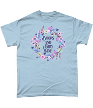 Load image into Gallery viewer, Books And Fairy Wine Unisex Fit T-Shirt
