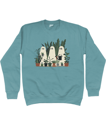 Ghost Plant Crazy Plant Lady Unisex Fit Sweatshirt