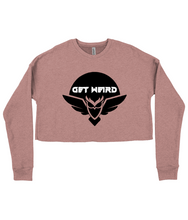Load image into Gallery viewer, Spirit Of Thunder Get Weird Ladies Cropped Sweatshirt
