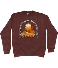 Load image into Gallery viewer, Spicy Lattes &amp; Books Unisex Fit Sweatshirt
