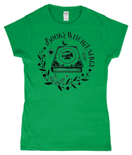 Load image into Gallery viewer, Book Witch Energy Ladies Fitted T-Shirt
