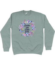 Load image into Gallery viewer, Books And Fairy Wine Unisex Fit Sweatshirt
