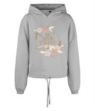 Load image into Gallery viewer, Big Book Energy Women&#39;s Oversized Cropped Hoodie
