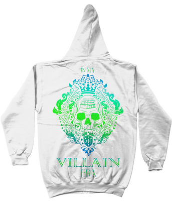 In My Book Villain Era Green Unisex Fit Zip Hoodie