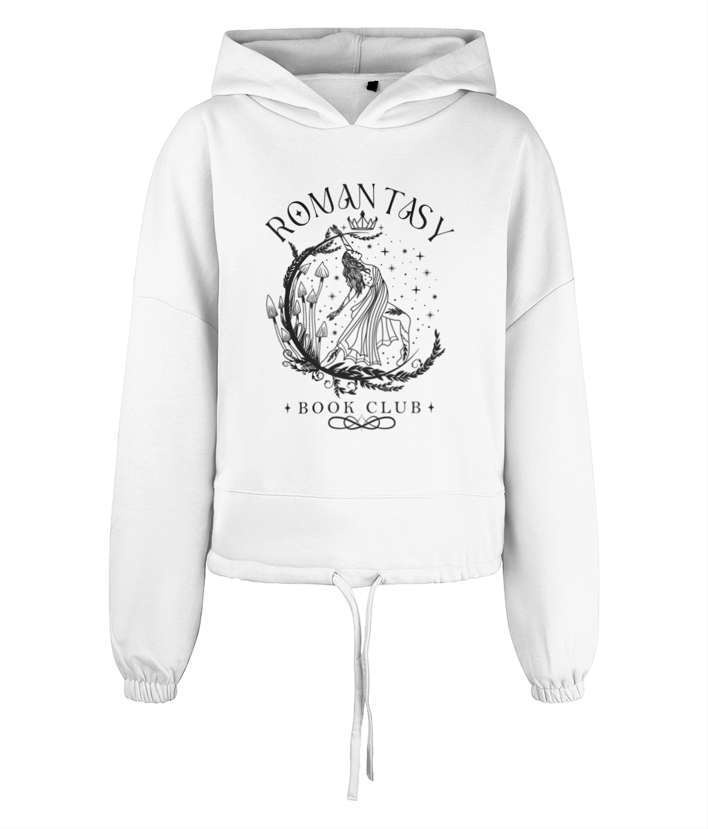 Romantasy Book Club Women's Oversized Cropped Hoodie