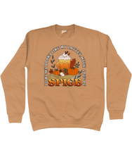 Load image into Gallery viewer, Spicy Lattes &amp; Books Unisex Fit Sweatshirt

