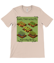 Load image into Gallery viewer, Distracted By Farming Sims Crew Neck T-Shirt
