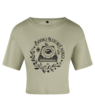 Load image into Gallery viewer, Book Witch Energy Women&#39;s Crop Top
