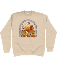 Load image into Gallery viewer, Spicy Lattes &amp; Books Unisex Fit Sweatshirt
