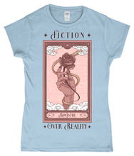Load image into Gallery viewer, Romantasy Tarot Ladies Fitted T-Shirt
