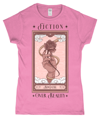 Romantasy Tarot Ladies Fitted T-Shirt