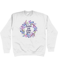 Load image into Gallery viewer, Books And Fairy Wine Unisex Fit Sweatshirt
