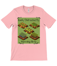 Load image into Gallery viewer, Distracted By Farming Sims Crew Neck T-Shirt
