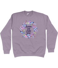 Load image into Gallery viewer, Books And Fairy Wine Unisex Fit Sweatshirt
