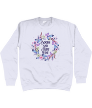 Load image into Gallery viewer, Books And Fairy Wine Unisex Fit Sweatshirt
