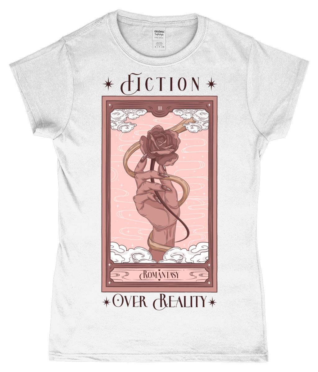 Romantasy Tarot Ladies Fitted T-Shirt