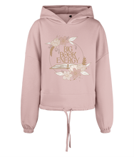 Load image into Gallery viewer, Big Book Energy Women&#39;s Oversized Cropped Hoodie
