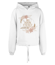 Load image into Gallery viewer, Big Book Energy Women&#39;s Oversized Cropped Hoodie
