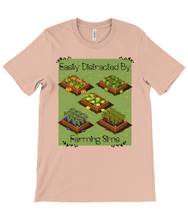 Load image into Gallery viewer, Distracted By Farming Sims Crew Neck T-Shirt
